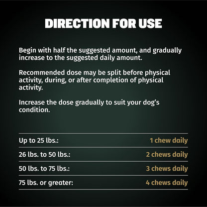 Bully Max 11-in-1 Muscle Gain Power Chews - High Protein Dog Supplement with Amino Acids - Healthy Treats for Puppy & Adult Dogs - Premium Muscle Builder for All Breeds - 75 Tasty Soft Dog Chews