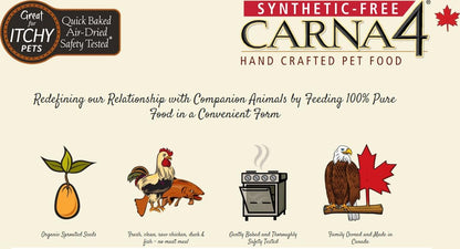 CARNA4 All Life Stages Chicken Formula Dry Dog Food (3 Pound, Chicken)