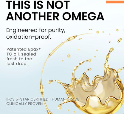 Norwegian Omega 3 for Dogs – Human Grade Fish Oil with IFOS 5-Star, Maximum Absorption, Patented, Vet Approved, Supports Skin & Coat, Joints, Heart & Brain, Individually Sealed Sachets