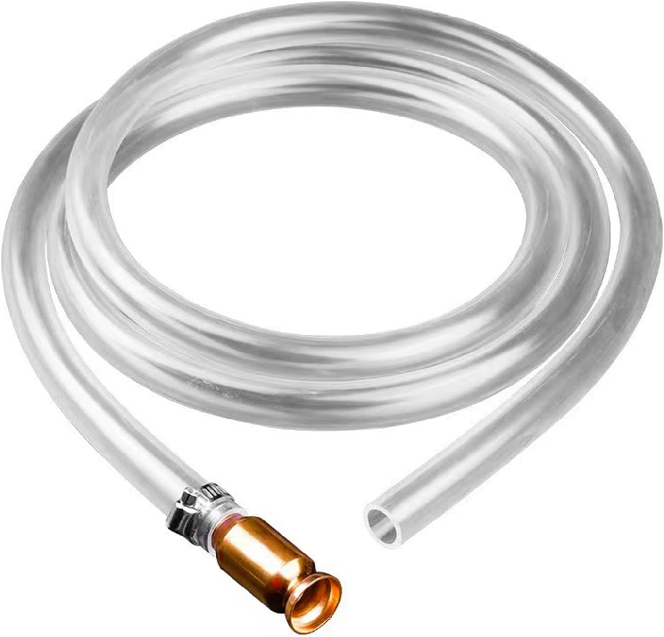 TAODAN 1 Set Vibrating Screen Siphon Pump 1/2 Inch Copper Valve Siphon Hose Aquarium Water Changer Car Oil Extractor Suitable for Gasoline Petroleum Diesel Fuel Liquids