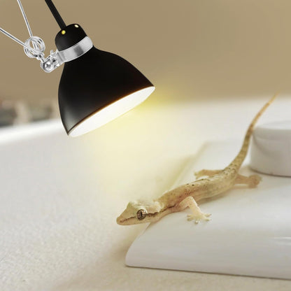 2Pcs Adjustable Clamp Lamp Holders Heat Lamp Bracket Flexible Dome Clamps for Reptile Habitat Lighting Fixtures