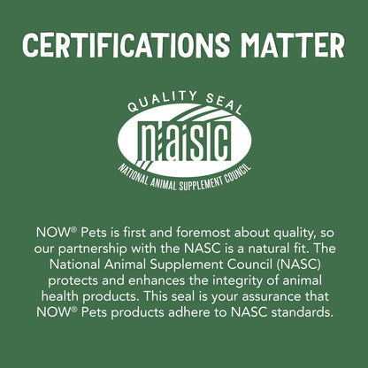 NOW Pet Health, Cardiovascular Support Supplement, Formulated for Cats & Dogs, NASC Certified, Powder, 4.5-Ounce