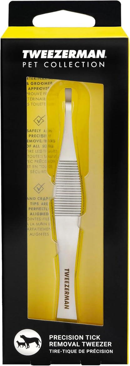 Tweezerman Pet Tick Removal Tweezer, Tick Removal Tool for Dogs and Cats