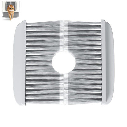 Cat Litter Box Door Brush Floating Hair Removal Cat Grooming Brushs For Shedding Convenient Universal Fur Brush Door tool