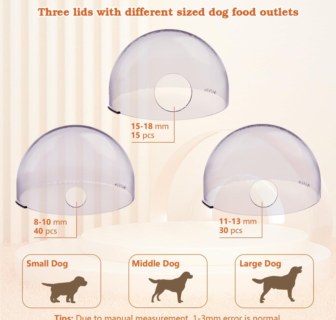 Duck Shaped Interactive Dog Puzzle Toy, Yellow and Orange, Slow Feeder Bowl with 3 Adjustable Food Outlets, IQ Training Treat Dispenser for Small Medium Large Dogs