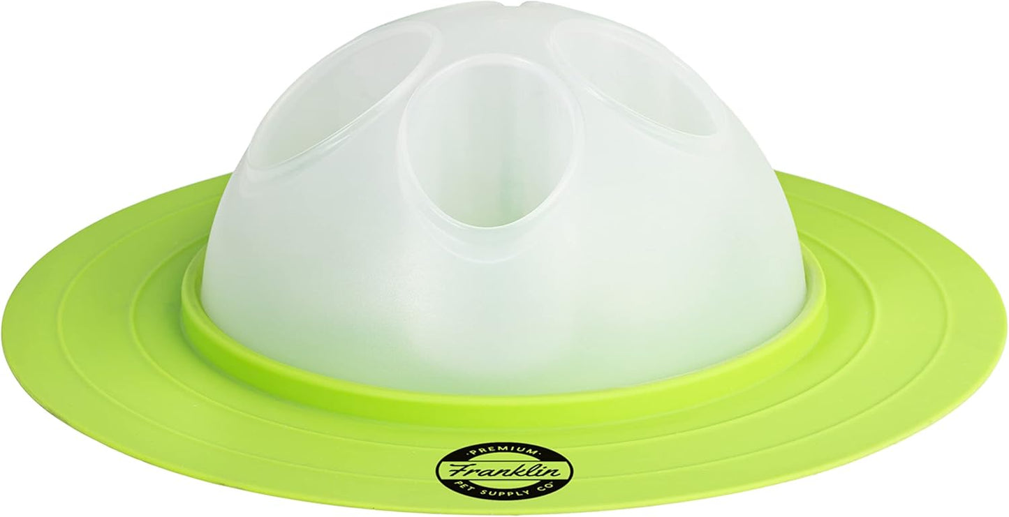 Franklin Pet Supply Co. Interactive Cat Digging Slow Feeder Bowl - Toy Bowl for Treats + Food - Scratching Feeder - Interactive for Cats + Kittens