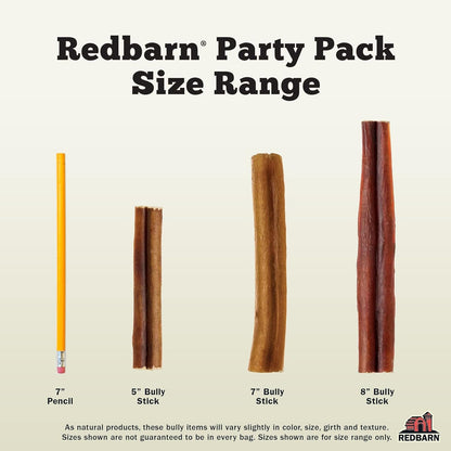 Redbarn Pet Products Bully Sticks 5-8" Variety Pack and Beef Collagen Sticks Bundle