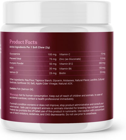 Multivitamin Chews for Dogs with Essential Vitamins & Minerals – Supports Immune System, Energy Levels, Skin, Coat, and Digestive Health – 90 Soft Chews