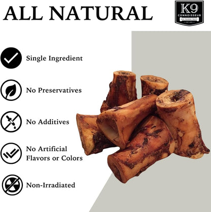 K9 Connoisseur Beef Marrow Dog Bones Long Lasting for Aggressive Chewers - USA Made Single Ingredient Dynamo Bone for Small and Medium Dogs Upto 50 Pounds - 6 Pack