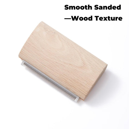 Pug Brushes for Shedding – Wooden Handle Dog Grooming Brush for Short Hair, Gentle Deshedding Tool for Small Breed Dogs, Daily Coat Care Comb for Fawn & Black Pugs at Home