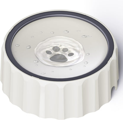 Dog Water Bowl No Spill 70oz/2L Large Capacity Dispenser Non Slip No Splash Bowl Pet Slow Feeder No Drip Dog Water Bowl on Vehicle Slow Water Bowl for Dogs and Cats