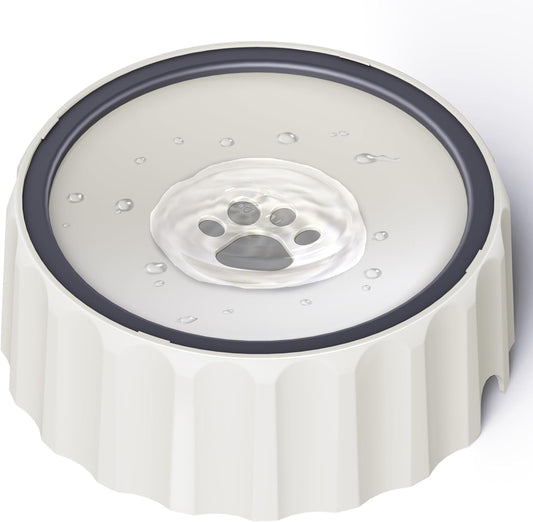 Dog Water Bowl No Spill 70oz/2L Large Capacity Dispenser Non Slip No Splash Bowl Pet Slow Feeder No Drip Dog Water Bowl on Vehicle Slow Water Bowl for Dogs and Cats