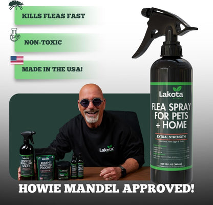 Flea Spray for Pets and Home Extra-Strength - 32oz