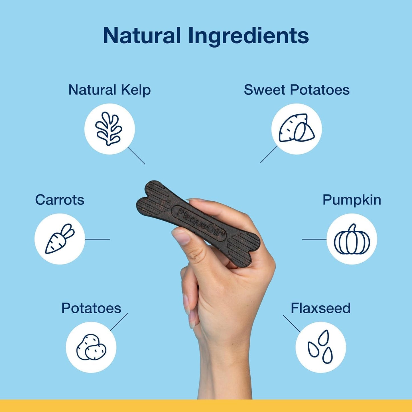 ProDen PlaqueOff Dental Bones Chicken & Pumpkin 17 Ounce