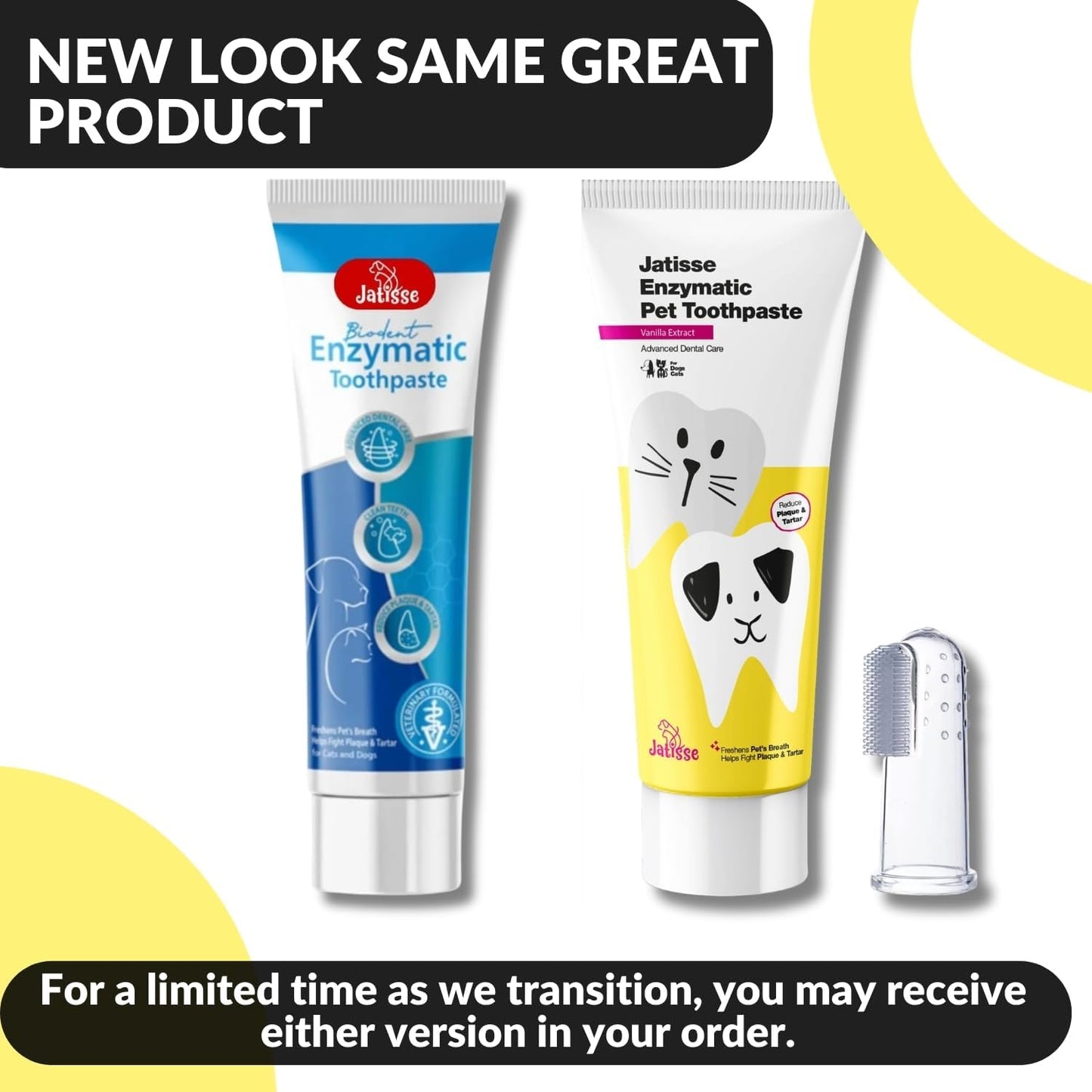 Enzymatic Pet Toothpaste | Dog Tooth Brushing Kit | Cat & Dog Dental Care | Controls Plaque, Tartar, & Bad Breath 3.38 fl.oz