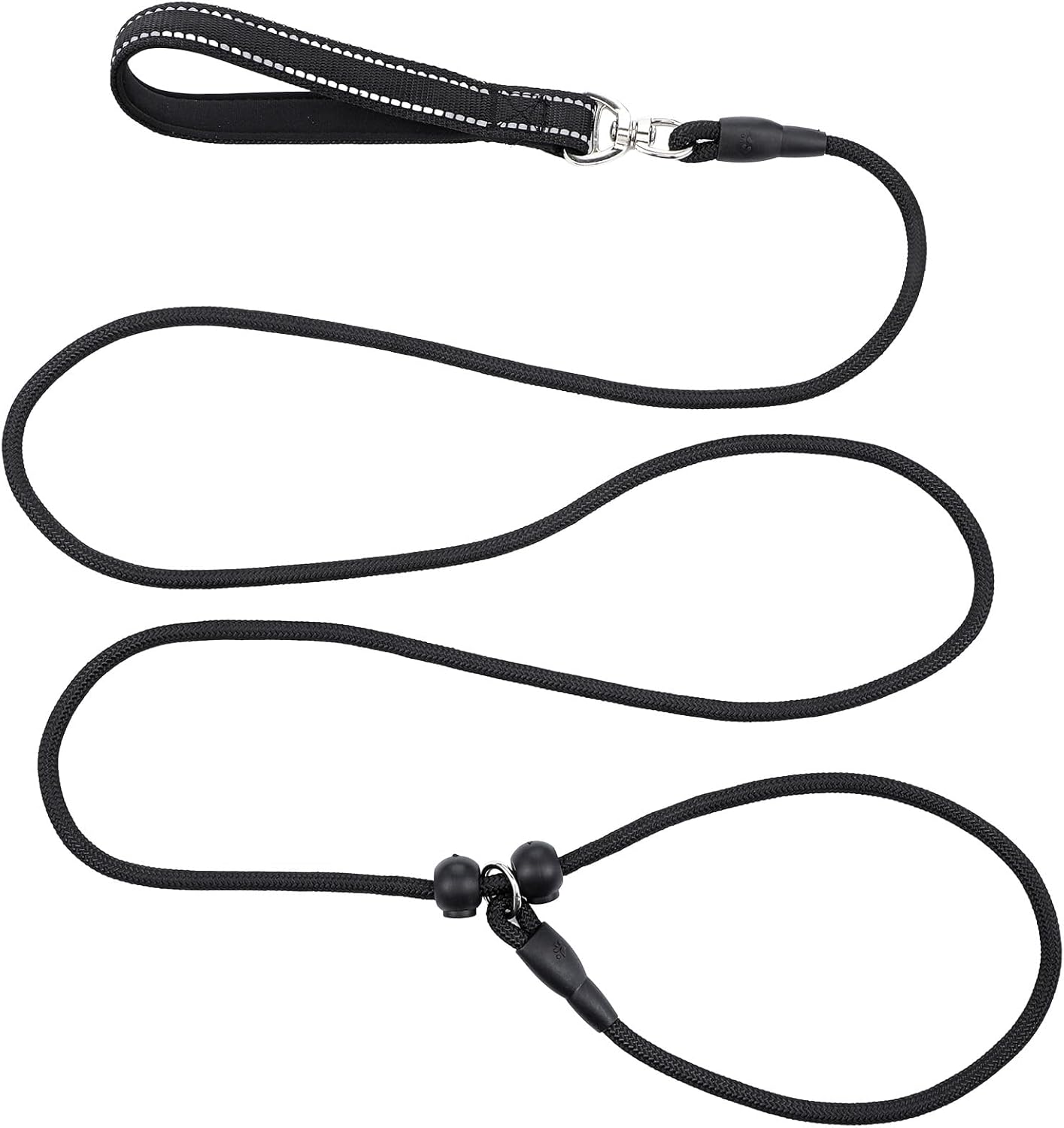 78 Inch Slip Lead Heavy Duty Dog Leash - No Pull Training Leash - Nylon Dog Slip Lead with Adjustable Loop for Small Medium Dogs