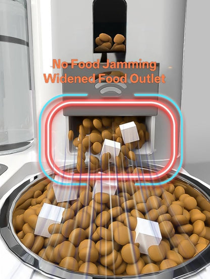 Green Living Pet Automatic Feeder,Water Feeder:Self-Balancing Environmental Feeder Solution