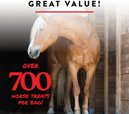 Manna Pro Apple Wafers - Treats for Horses - Packed with Vitamins & Minerals - Apple Flavored Horse Treats - 20 Pounds