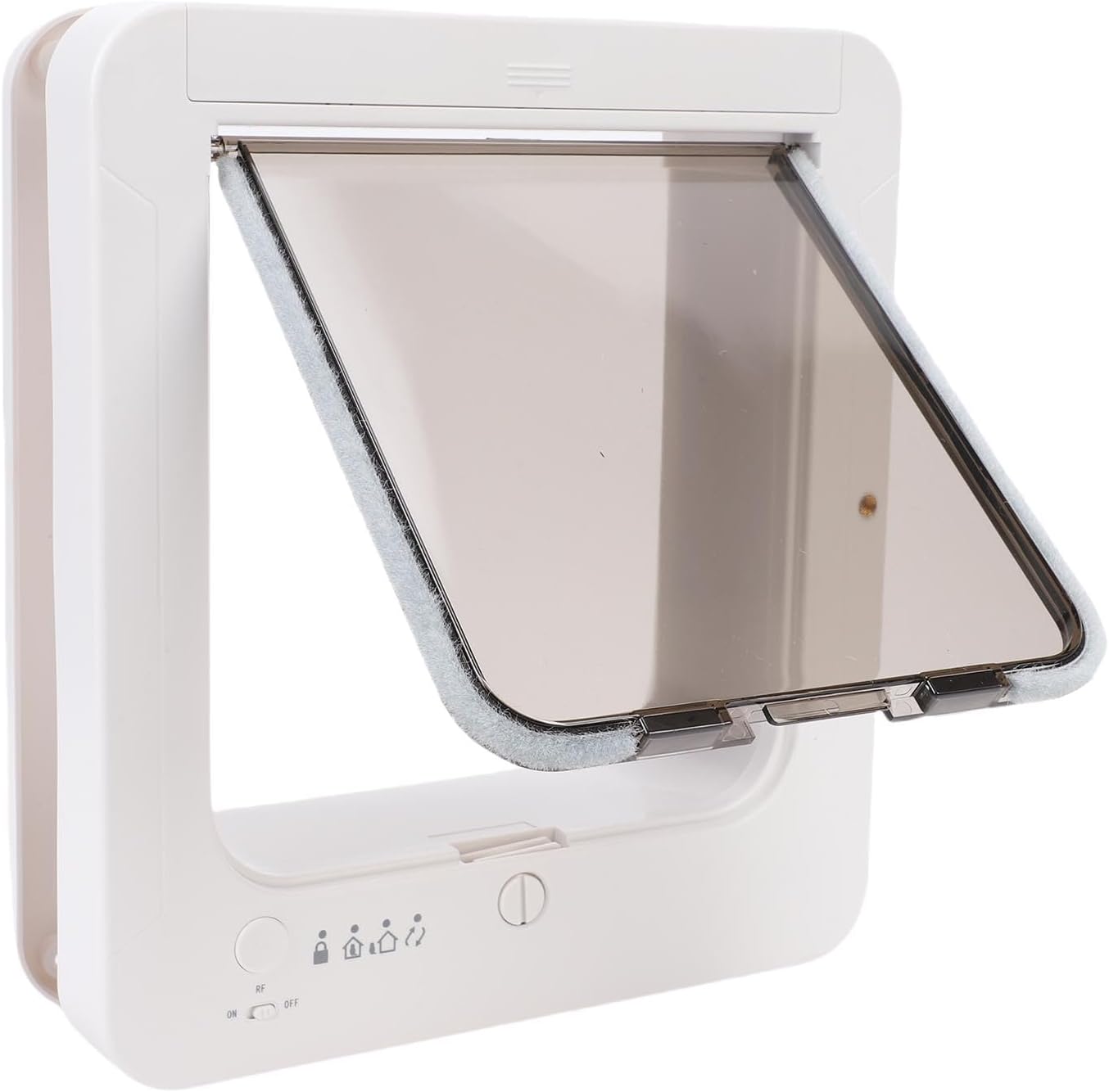 Yoidesu Smart Electronic Pet Door, Automatic Pet Door, Battery Powered Electronic Sensor Pet Door, Easy Installation & Space - Saving Design, Pet Operated, Quiet Operation