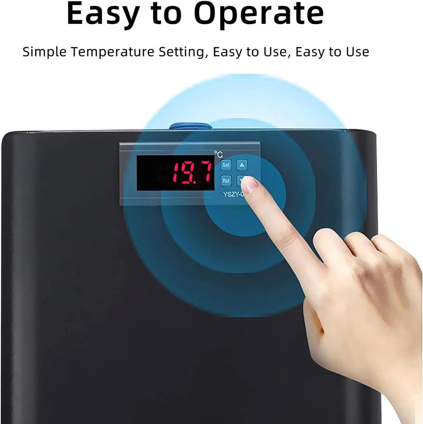 Aquarium Chiller 160L/300L/500L Fish Tank Jellyfish Aquarium Hydroponic Cooler Aquarium Water Chiller Fish Tank Cooling Machine (500L)