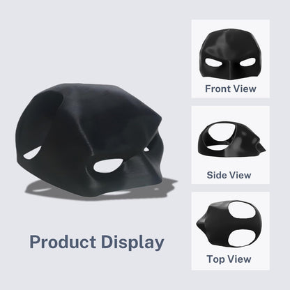 Cat Bat Mask Halloween Costumes Accessories for Cats, Cat Bat Cosplay Apparel (Medium, Black Bat)