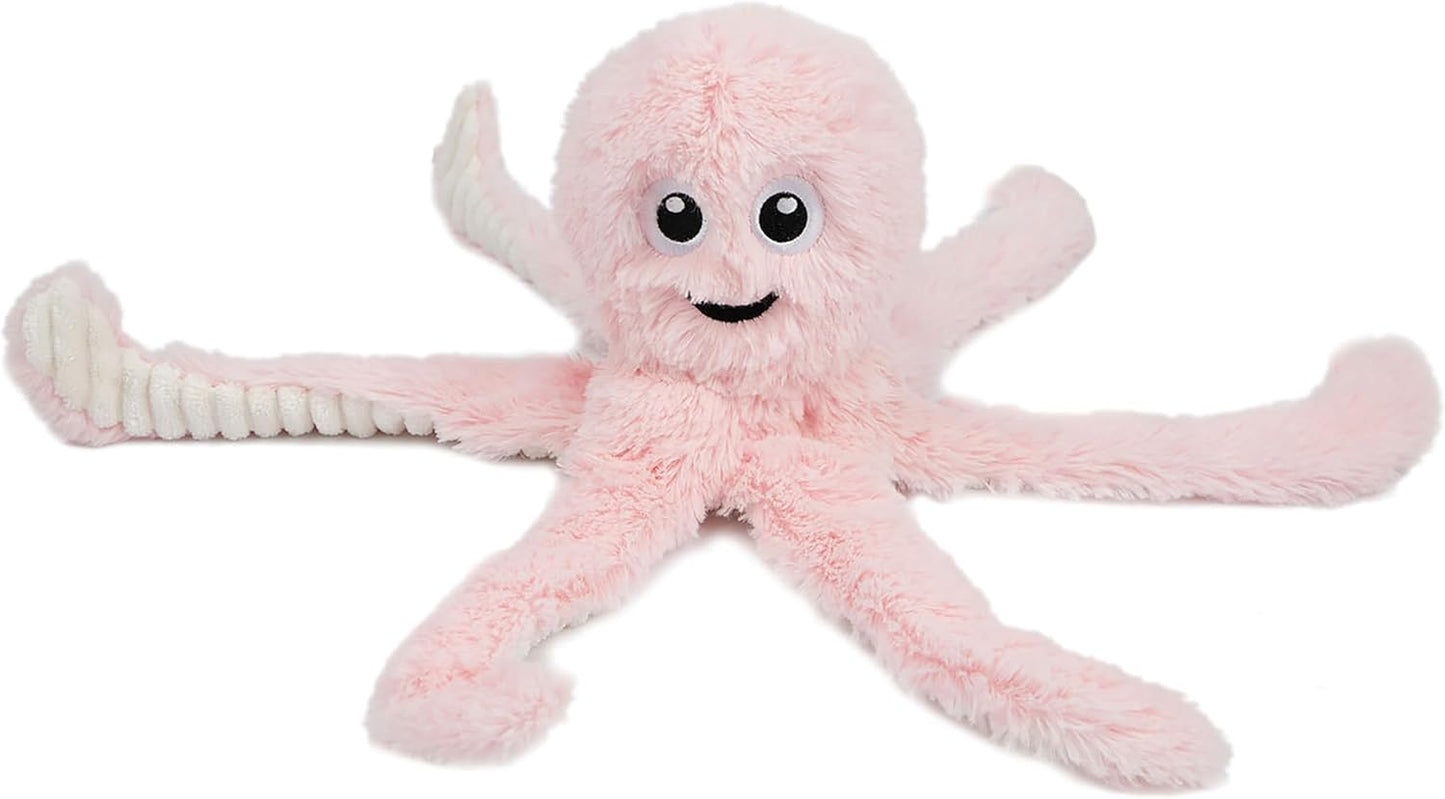 Best Pet Supplies OctoMutant Crinkle Plush Dog Toys for Interactive Play, Puppy and Senior Indoor Play, Colorful Octopus Toy Shape, Soft Head Stuffing, Cute and Cuddly