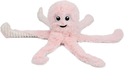 Best Pet Supplies OctoMutant Crinkle Plush Dog Toys for Interactive Play, Puppy and Senior Indoor Play, Colorful Octopus Toy Shape, Soft Head Stuffing, Cute and Cuddly