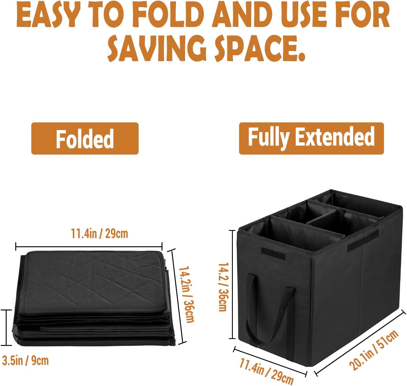 Car Seat Extender for Large Dogs, Back Seat Extender for Dogs up to 120 LBS Large Dog Extender with Storage Car Organizer Gap Filler for Front or Back Seat