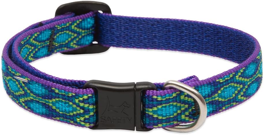 LupinePet Originals 1/2" Rain Song Cat Safety Collar , 8-12"