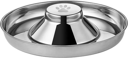 Stainless Steel Dog Bowls, Thickened Durable Replacement Bowls,Slow Feeder Pet Bowl for Cat or Dog Food or Water Dish