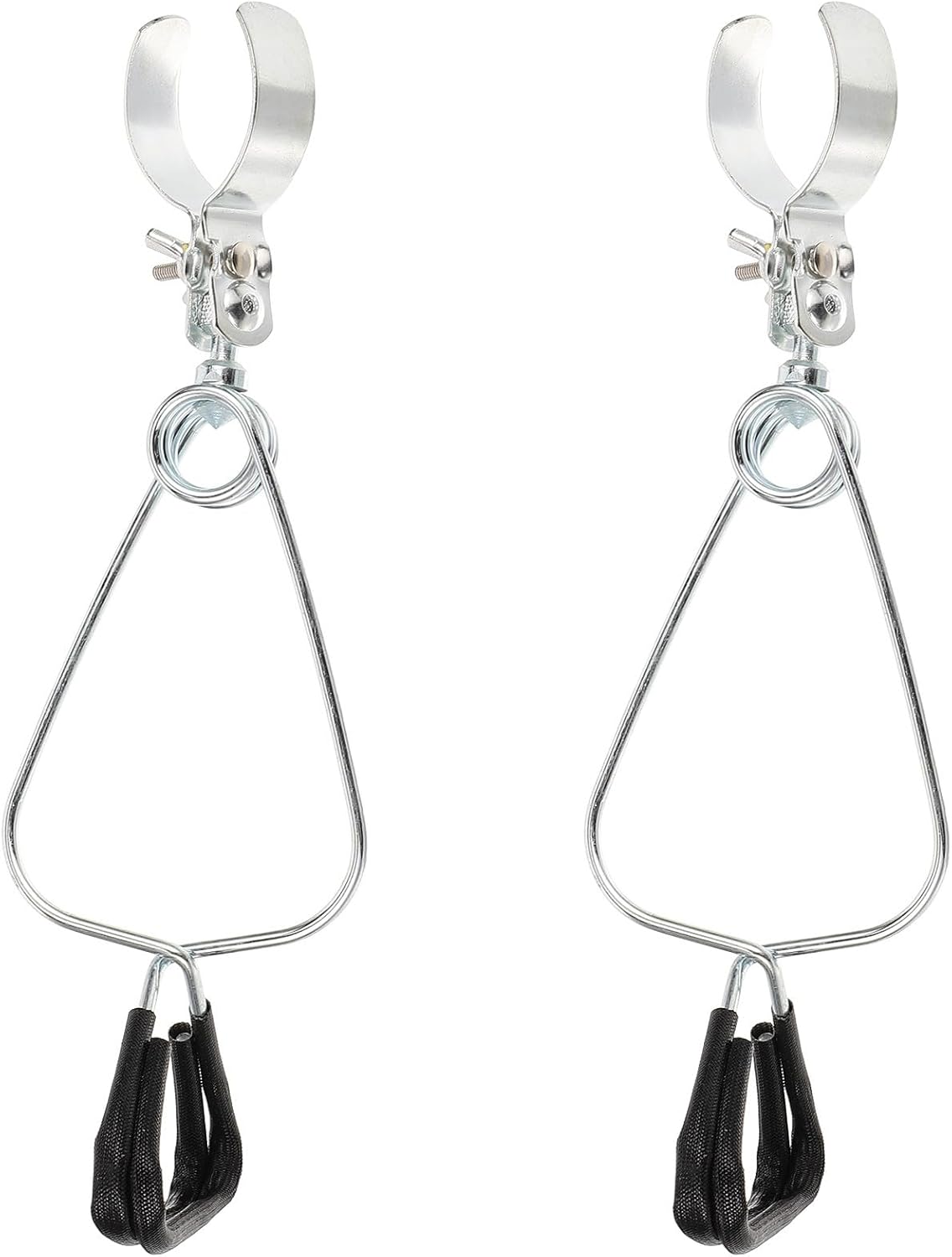 2Pcs Adjustable Clamp Lamp Holders Heat Lamp Bracket Flexible Dome Clamps for Reptile Habitat Lighting Fixtures