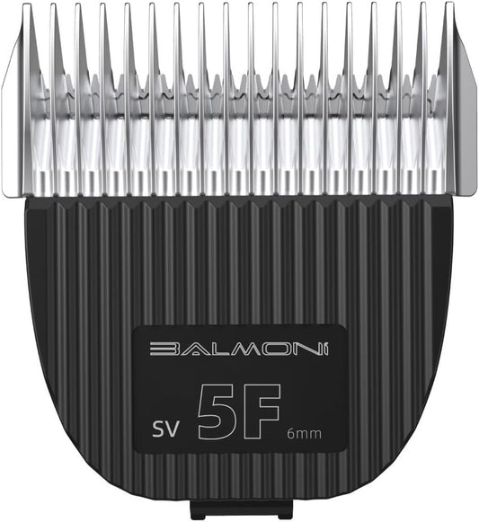 Detachable 5F Clipper Blade Macaroon Series – 6mm (1/4") Cutting Length, Built-in Guide Comb Effect, Stainless Steel Edge, Not Compatible with 5-in-1 Clippers
