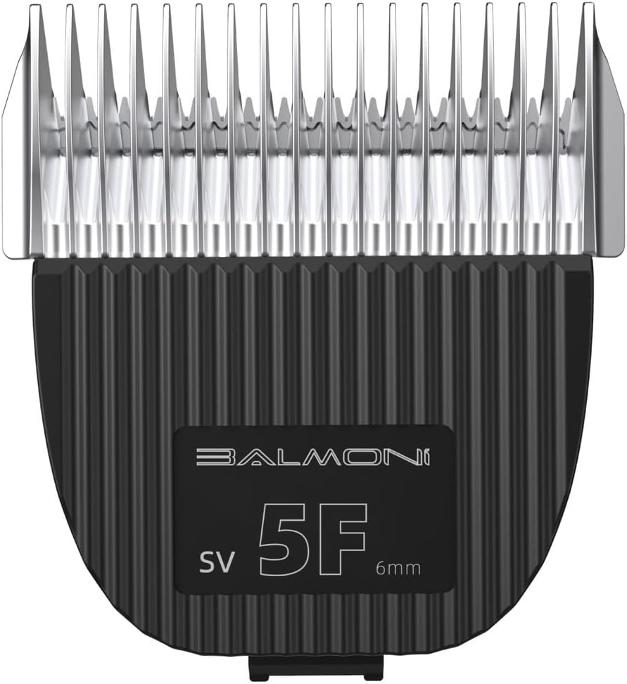 Detachable 5F Clipper Blade Macaroon Series – 6mm (1/4") Cutting Length, Built-in Guide Comb Effect, Stainless Steel Edge, Not Compatible with 5-in-1 Clippers