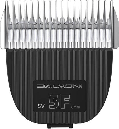 Detachable 5F Clipper Blade Macaroon Series – 6mm (1/4") Cutting Length, Built-in Guide Comb Effect, Stainless Steel Edge, Not Compatible with 5-in-1 Clippers