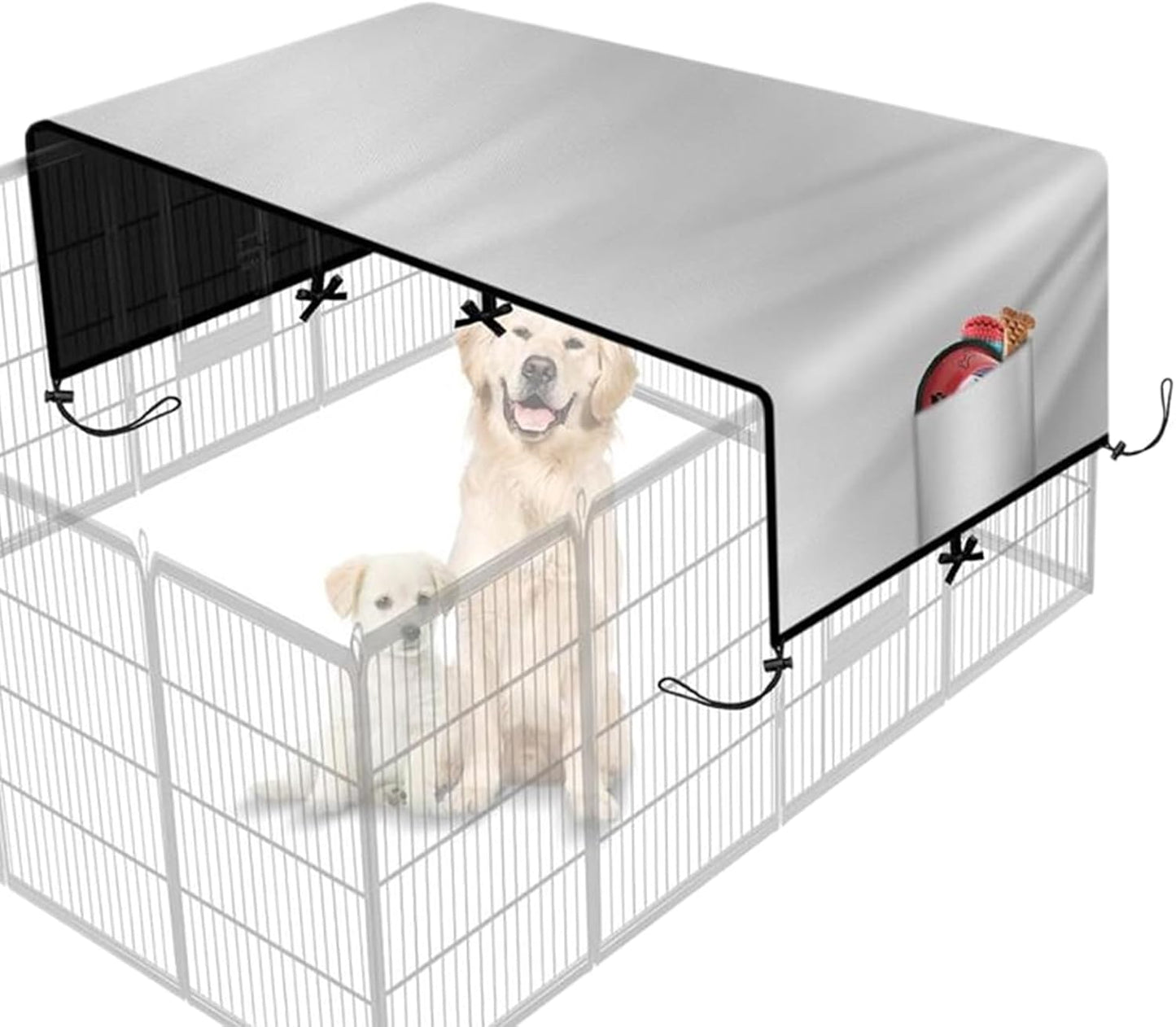 Dog Crate Cover,210D Oxford Privacy Enclosure Tarp,Waterproof Large Kennel Cover - for Patio Picnic Outdoor Camping Backyard Beach Park Family Gathering