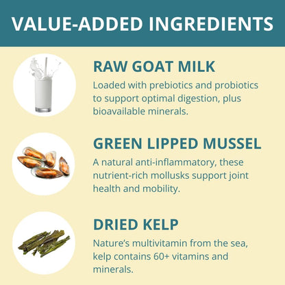 Steve's Real Food Freeze-Dried Raw Nuggets - White Fish Recipe - Raw Pet Food for Dogs and Cats - 20 oz