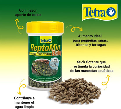 Tetra ReptoMin Baby Floating Food Sticks, 0.92-Oz (26g)