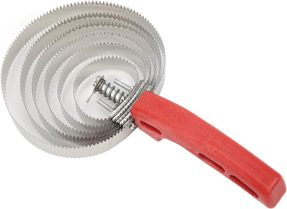 Curry Comb, Reversible Stainless Steel Curry Comb with Soft Touch Grip Curry Brush for Cow Sheep Dog Goat Horse Brush Supplies