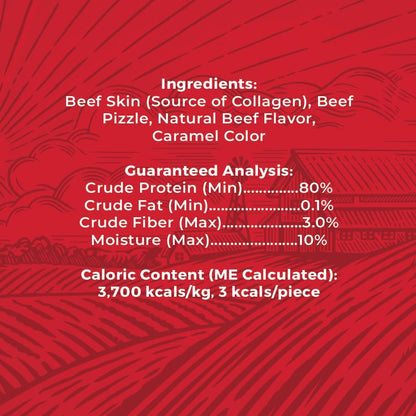 Beef & Bully Collagen Puff Treats for Dogs for Rewarding and Training | 6 oz Bag