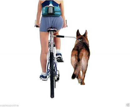 Compatible for Nylon Elastic Dog Bicycle Traction Belt Rope Leash Bike Attachment Pet Walk Run Jogging Distance Keeper Hand Free Pets