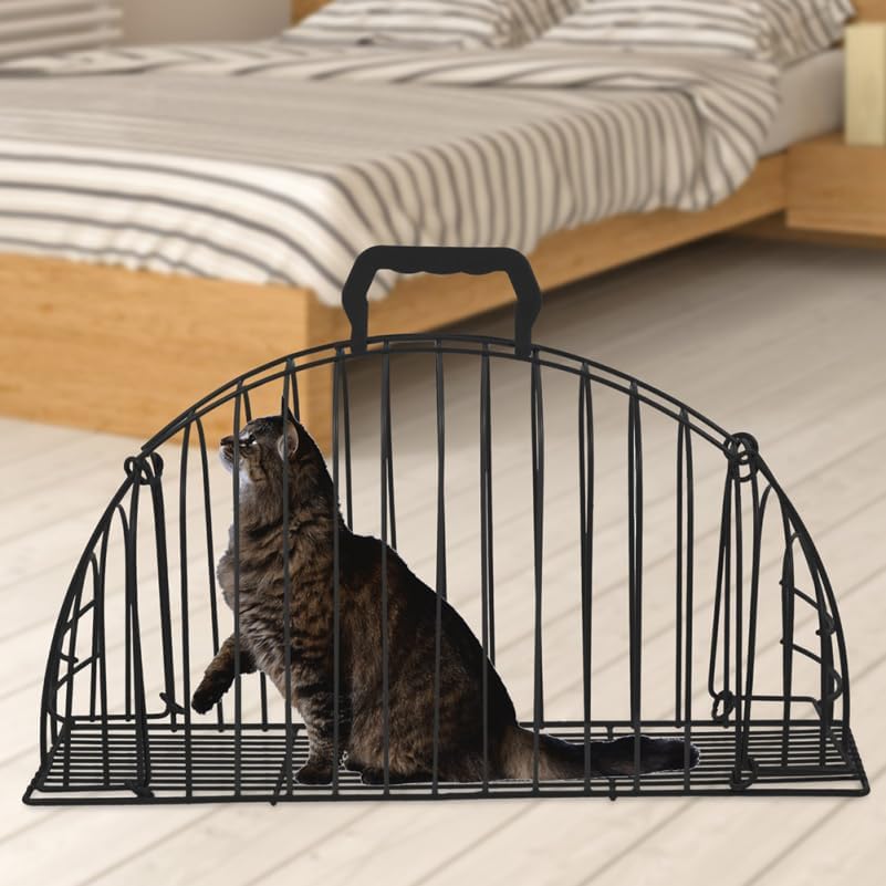 Cat Bathing Cage Reusable Wear Resistant Kitten Bathing Crate for Easy Pet Grooming and Bathing Portable Indoor Cat Shower Cage and Design