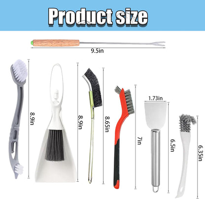 Bird Cage Cleaning Brush Tool Set, Bird Cage Cleaner, Suitable for Bird Cages, Rabbit Cages, Hamster Cages, Parrot Cages, and Other Small Pet Cage Accessories