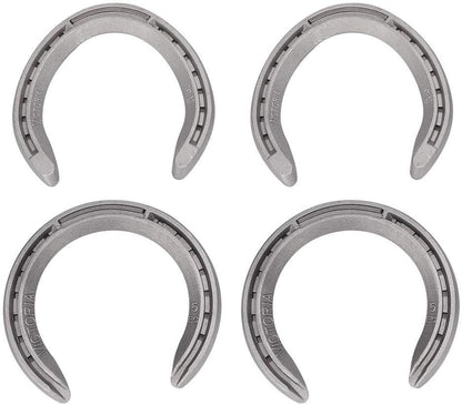 Horseshoe, 4pcs Aluminum Alloy Horse Shoes Horse Riding Equestrian Tools, for Horses That Have More Exercise or Work(13cm)