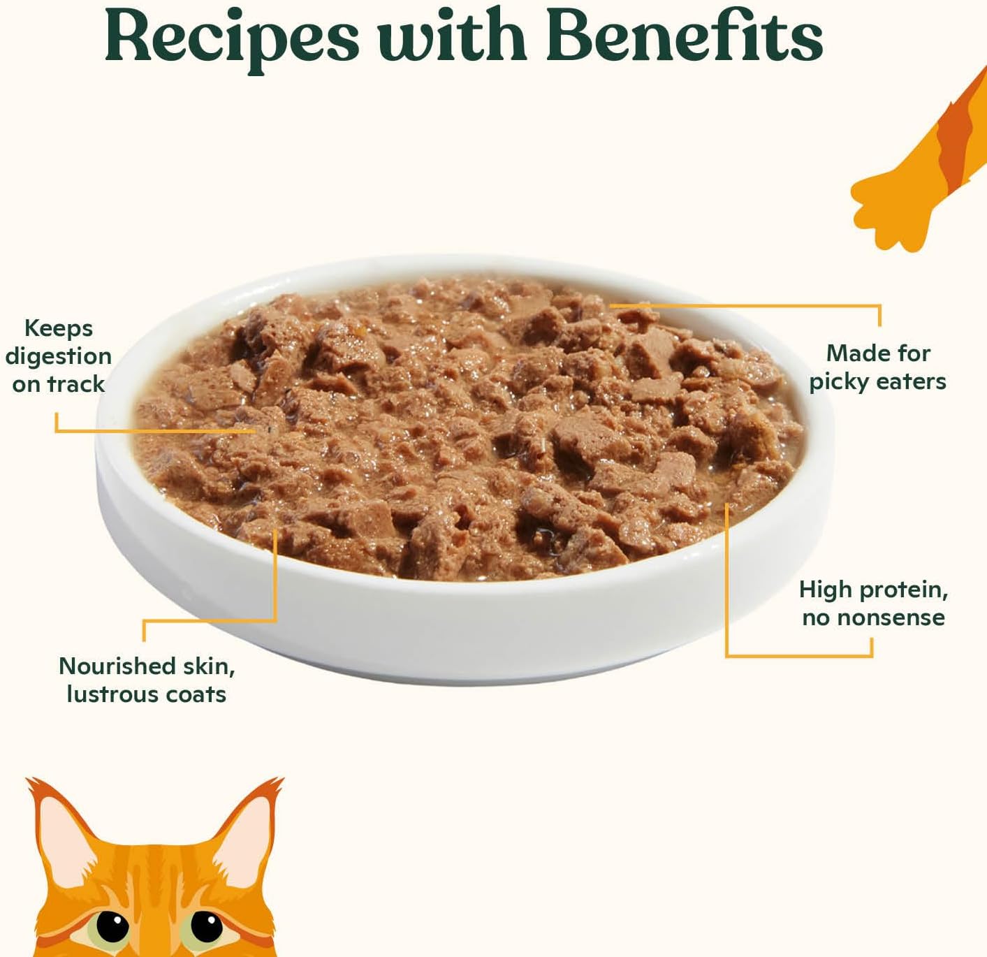 Made by Nacho Turkey & Turkey Liver Recipe Grain-Free Minced Wet Cat Food, 5.5-oz can, Case of 24