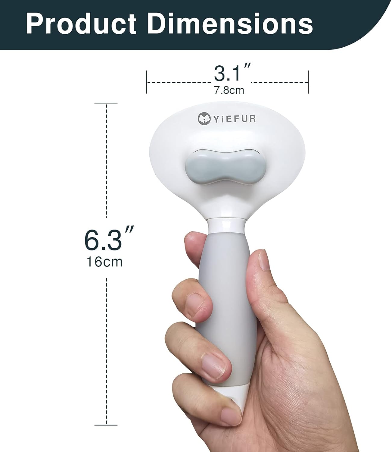 Cat Hair Brush,Cat Brush for Shedding,Soft Silicone Self Cleaning Brushes for Short and Long Haired Cats for Grooming and Shedding