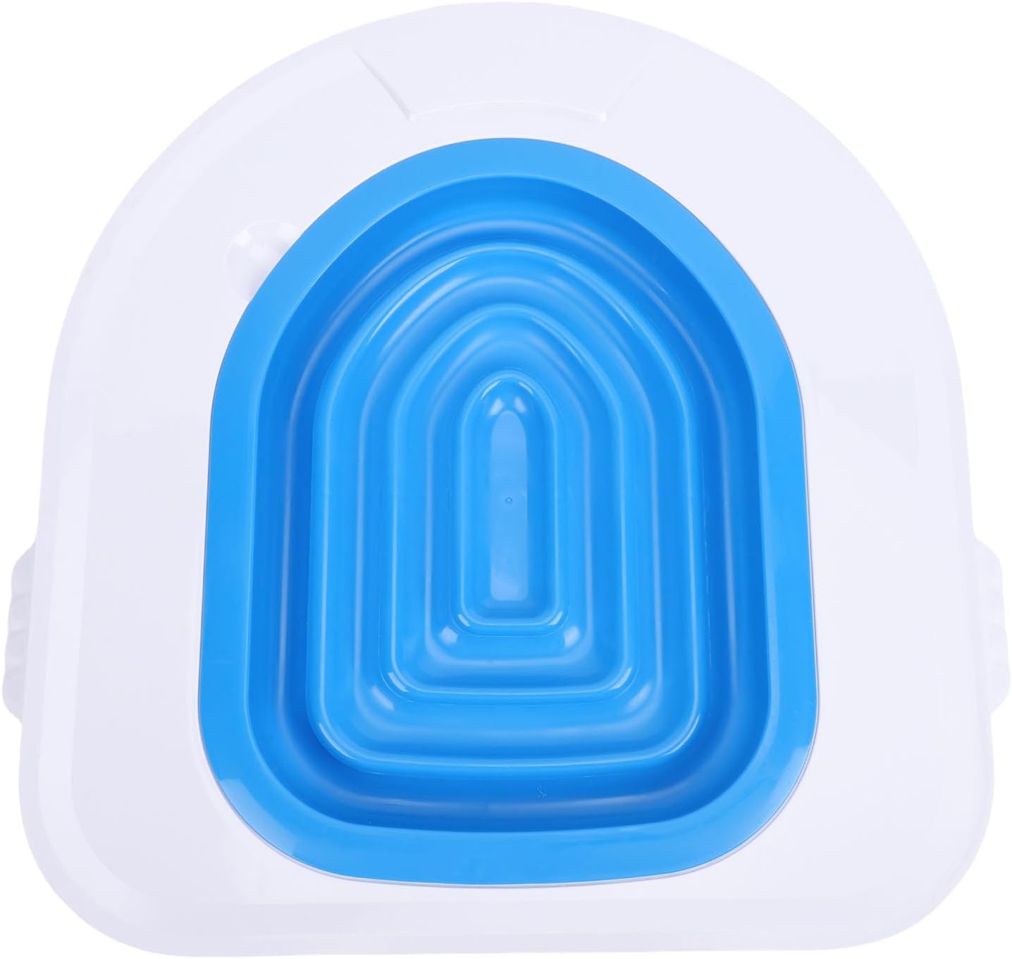 GLOGLOW Cat Toilet Training Kit Adjustable Step Design Non Slip Silicone Base Cat Toilet Litter Tray for Pet Cleaning and Defecation, Modular Trainer for Pet Cleaning and