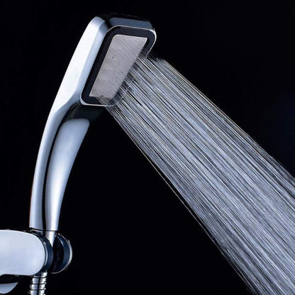Shower Head High Pressure 300 Hole Pressurized Water Saving Booster Bath Sprayer Showerhead