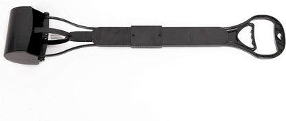 Mr. Peanut's 32" Tall Profile Pooper Scooper, Heavy Duty ABS Frame & Bin, Durable Double Spring Clamp, Lightweight Design, Simple One Step Assembly