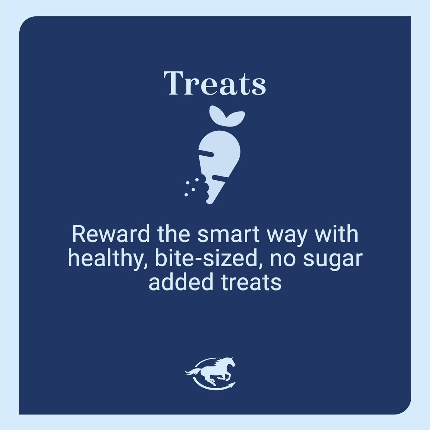 Equi Treats | High-Fiber Horse Treats | Low ESC & Starch | Bite-Sized | No Added Sugar | Bundle of 3 Bags, 4 LB Each: Banana Bread, Carrot Cake, and Apple Pie