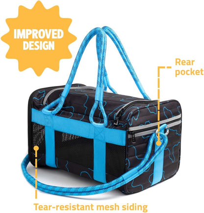 ROVERLUND Airline-Compliant Pet Carrier | Includes Leash | for Pets up to 20lbs